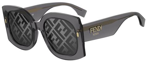 Fendi Sunglasses FF0436/G/S KB7MD Transparent Grey/Grey 